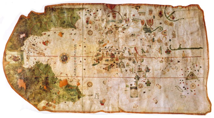 Carta universal de Juan de la Cosa (1500) | Cátedra de Historia y ...