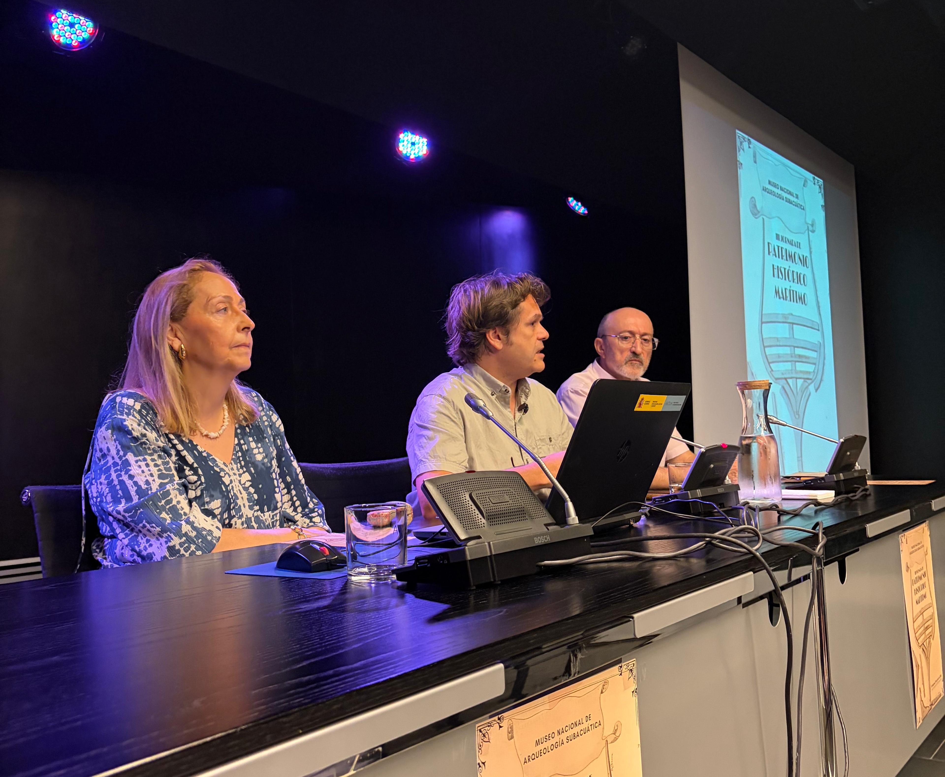 Presentación de la III Jornada de Patrimonio Histórico Marítimo. Fuente: Elaboración propia.